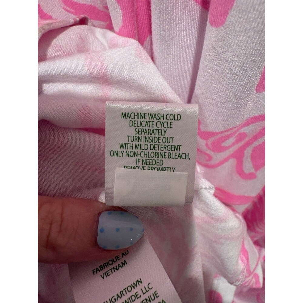 NWT Lilly Pulitzer Parigi Maxi Dress Rousseau Pink Glisten In The Sun Size M - Picture 6 of 8